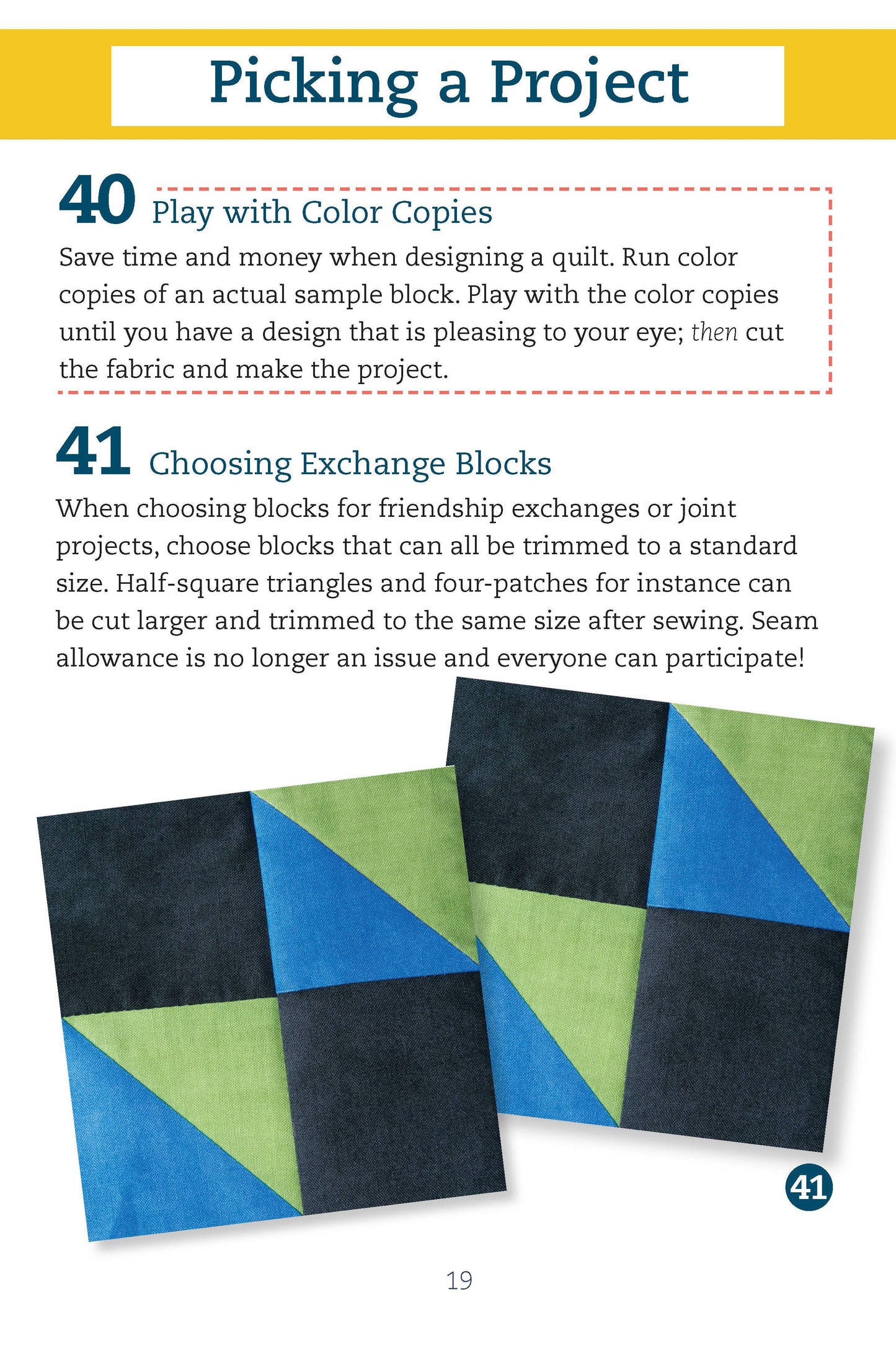 Pocket Guide to Quilting Tips & Tricks - Fox Chapel Publishing Co.
