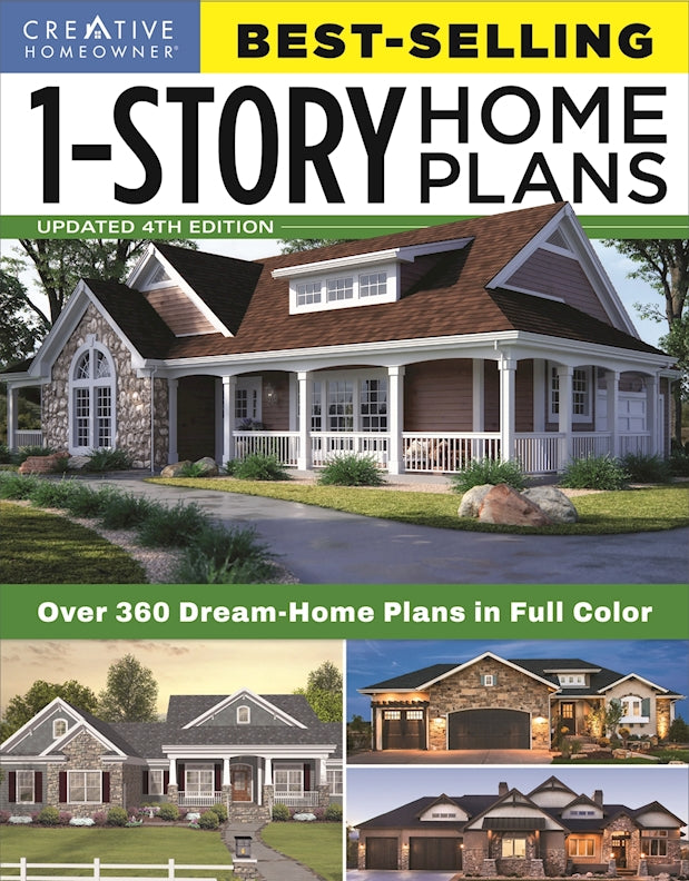 Best-Selling 1-Story Home Plans, Updated 4th Edition - Fox Chapel Publishing Co.