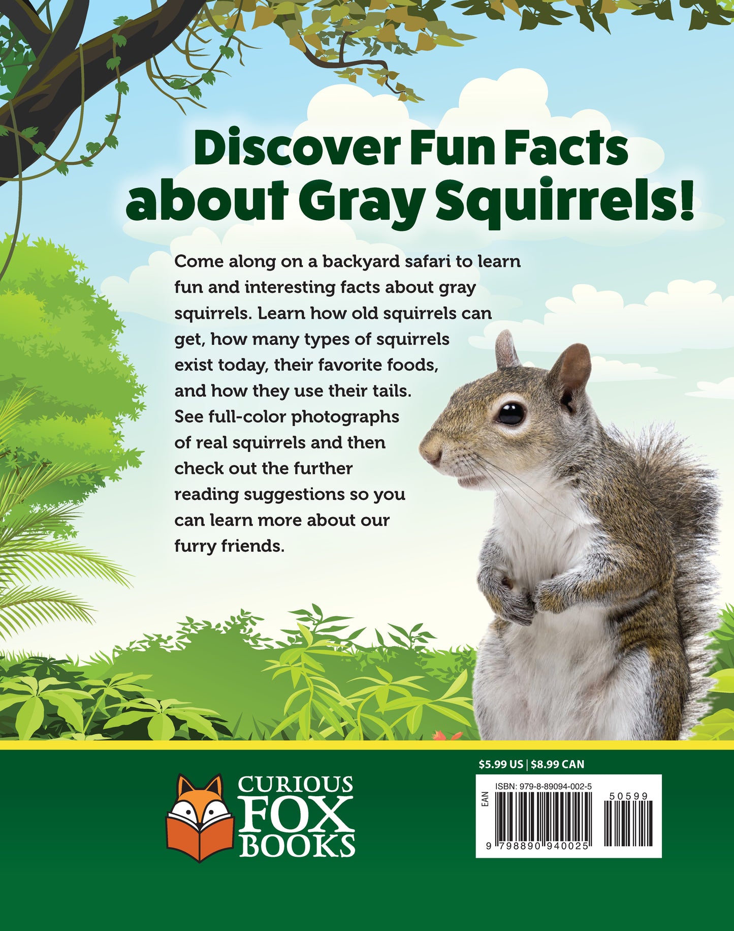 Kids' Backyard Safari: Gray Squirrels - Fox Chapel Publishing Co.