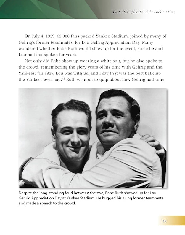 Famous Friends: Babe Ruth and Lou Gehrig