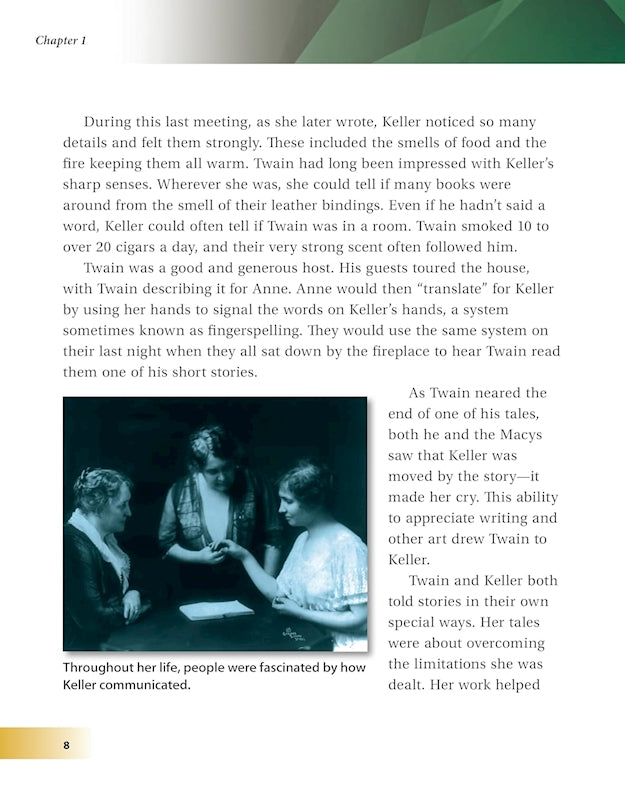 Famous Friends: Helen Keller and Mark Twain