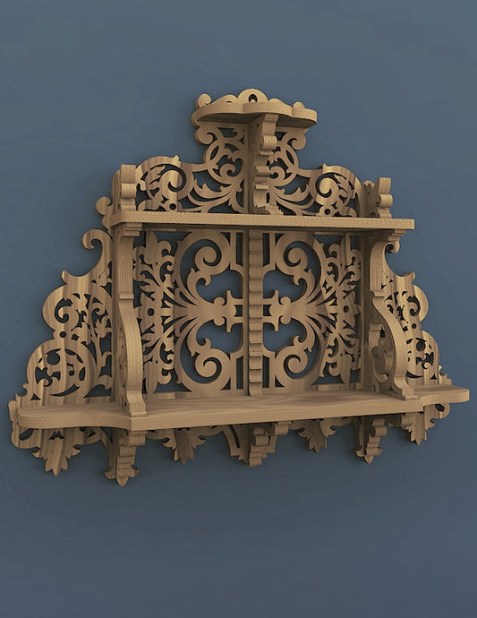 3 Tier Wall Shelf Pattern - Fox Chapel Publishing Co.