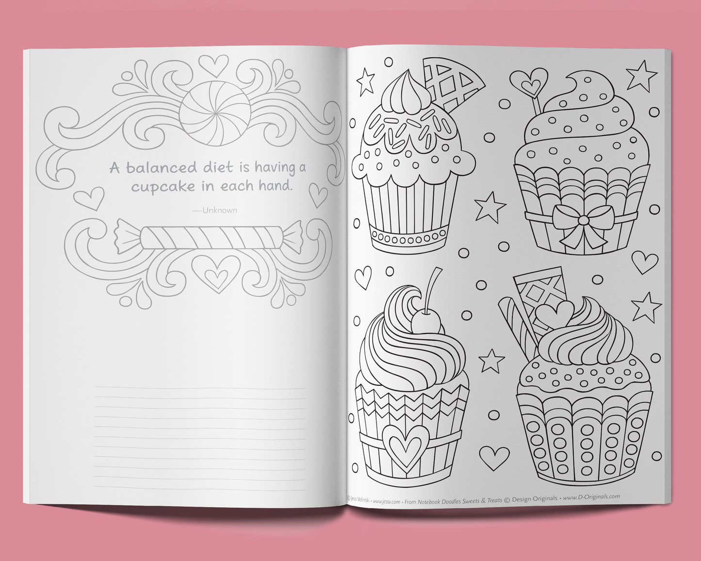 Notebook Doodles Sweets & Treats Customized - Fox Chapel Publishing Co.