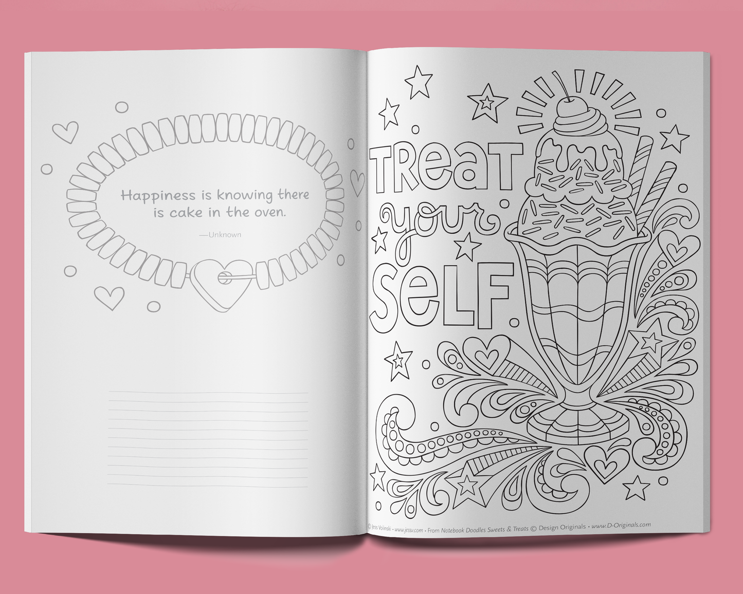 Notebook Doodles Sweets & Treats Customized - Fox Chapel Publishing Co.