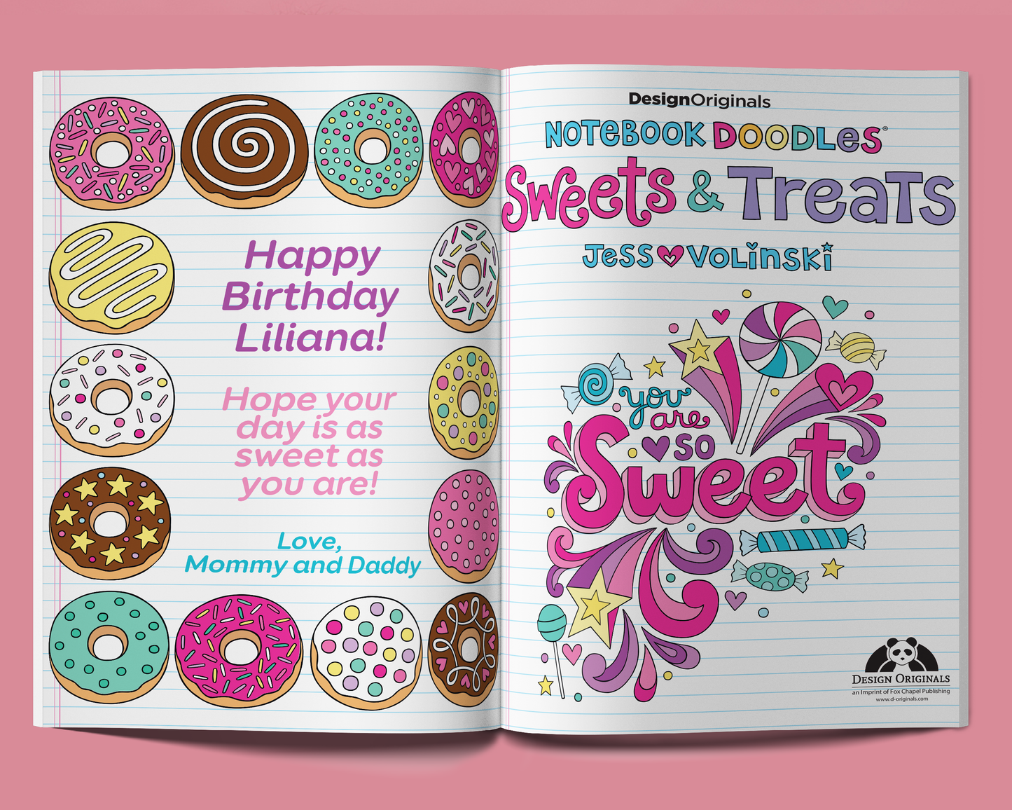 Notebook Doodles Sweets & Treats Customized - Fox Chapel Publishing Co.