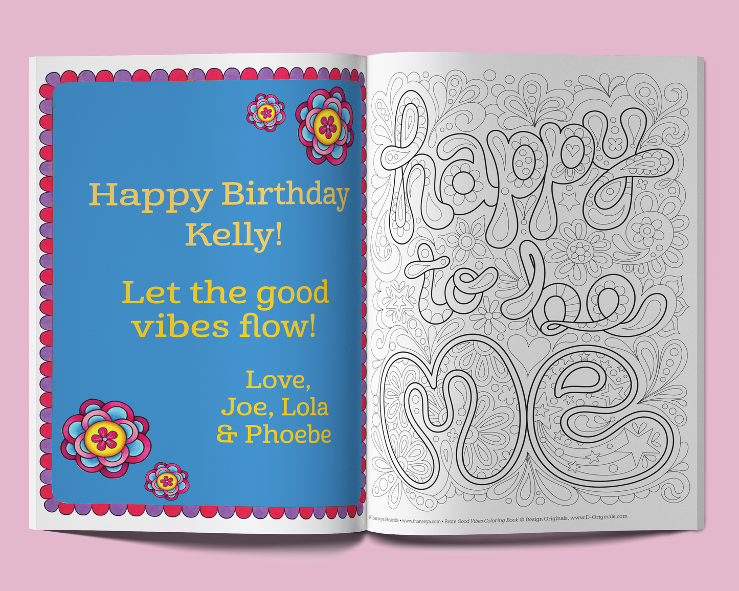 Good Vibes Coloring Book Customized - Fox Chapel Publishing Co.