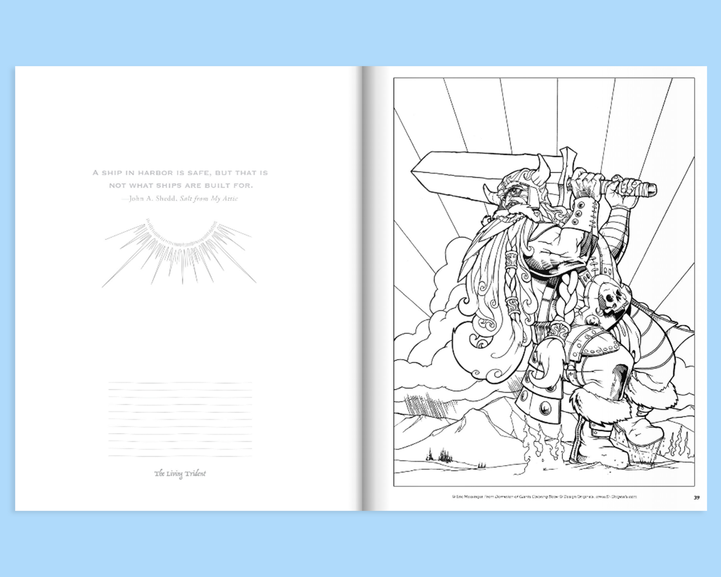 Dominion of Giants Coloring Book Customized - Fox Chapel Publishing Co.