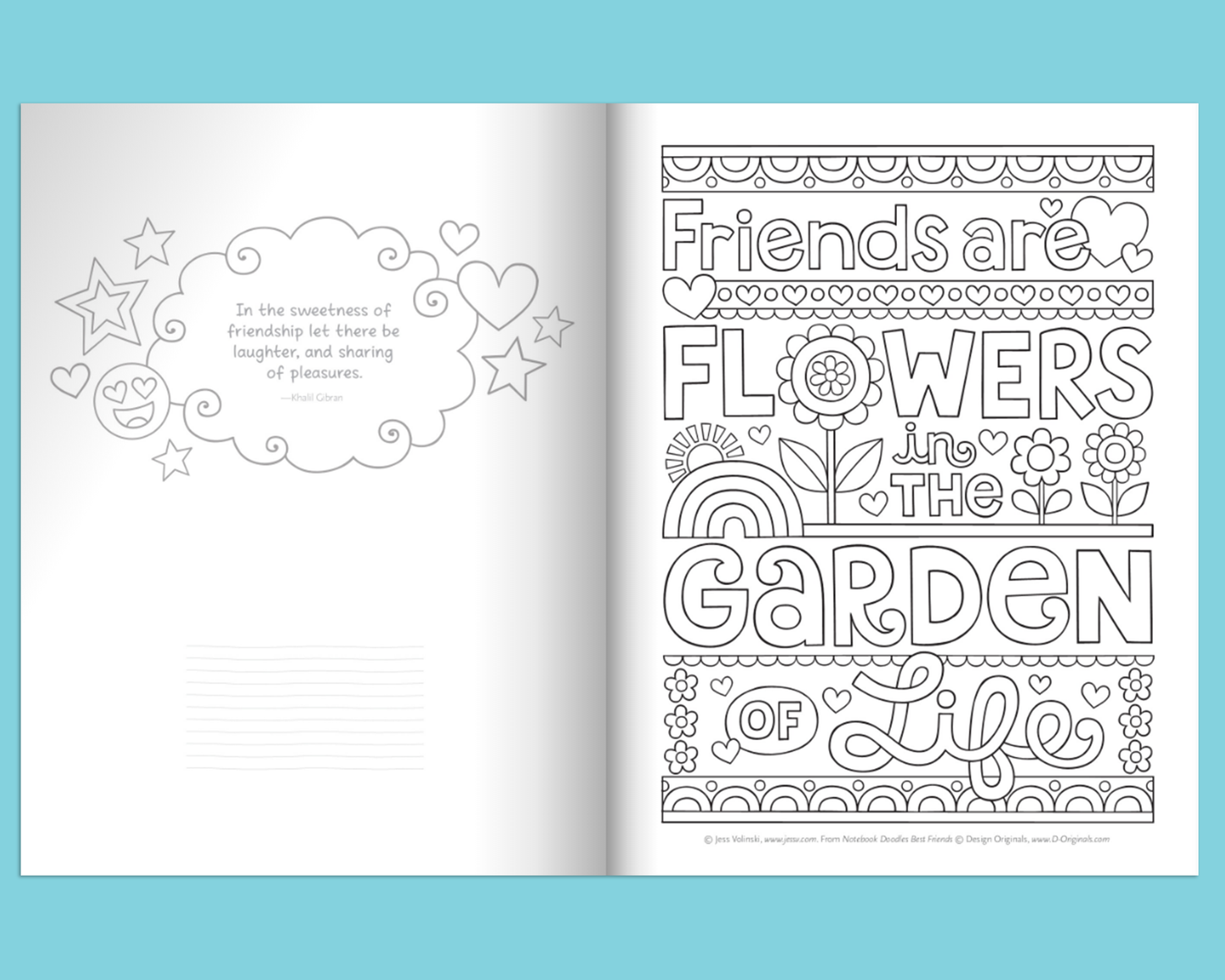 Notebook Doodles Best Friends Customized - Fox Chapel Publishing Co.