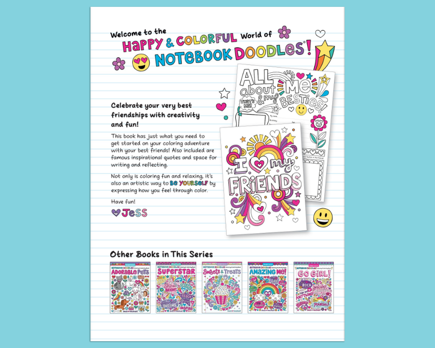 Notebook Doodles Best Friends Customized - Fox Chapel Publishing Co.