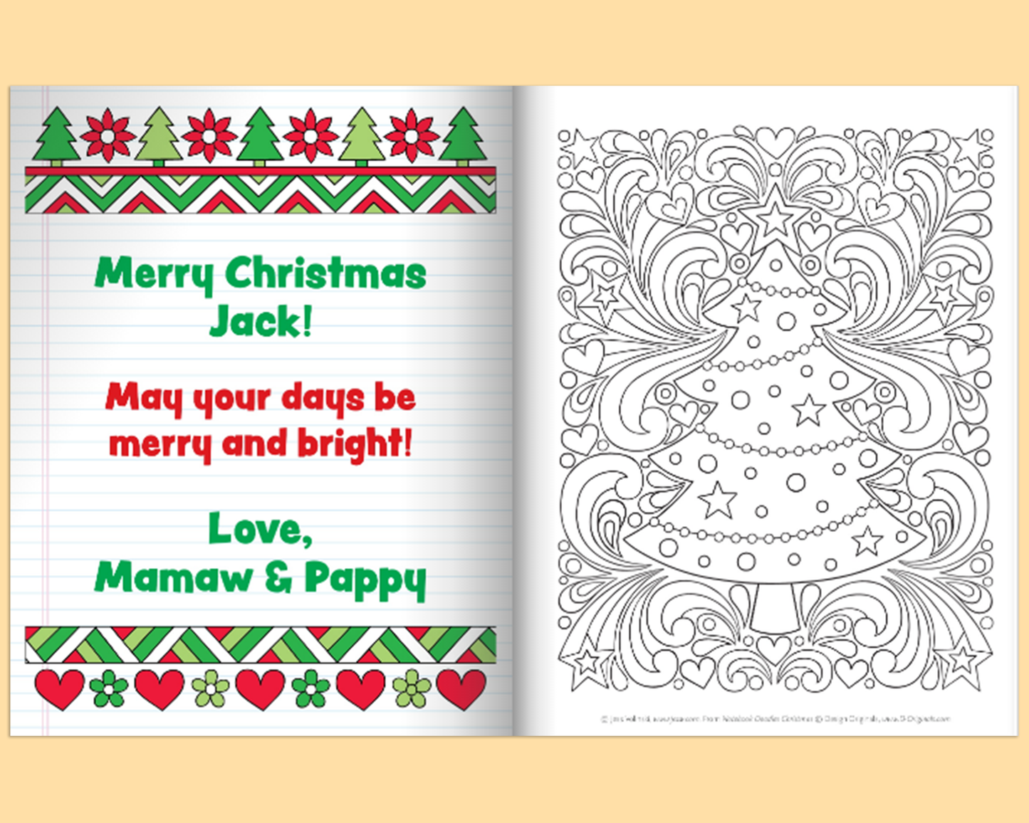 Notebook Doodles Christmas Customized - Fox Chapel Publishing Co.