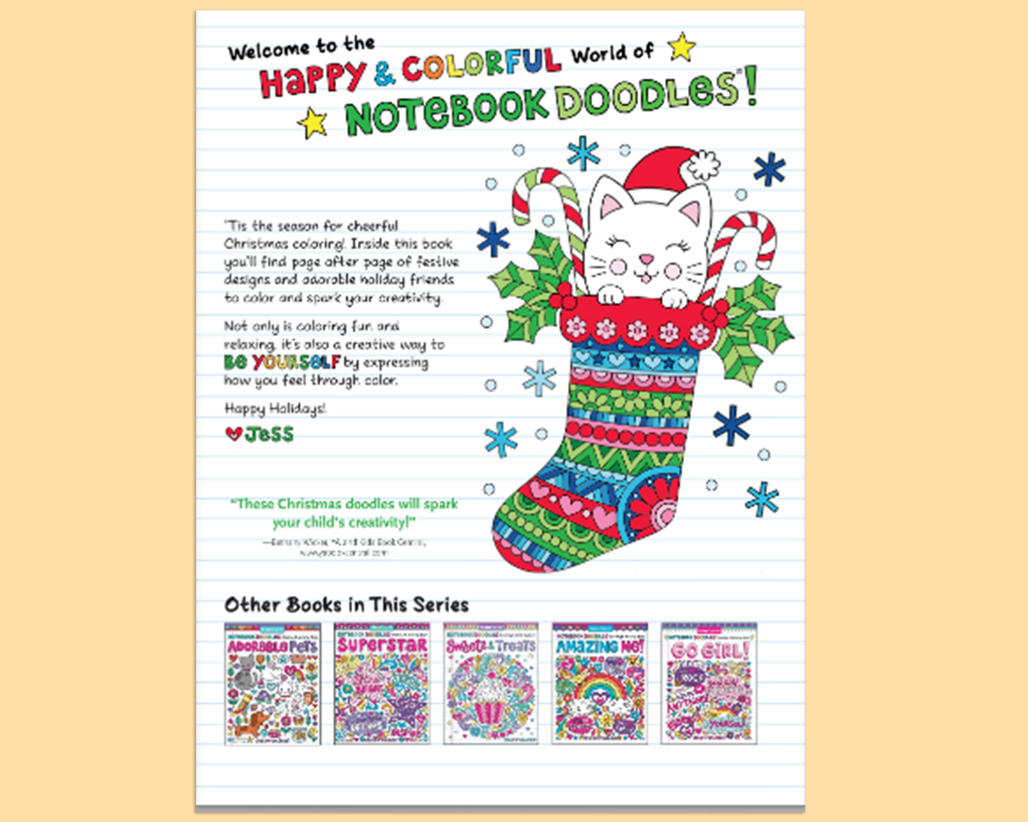 Notebook Doodles Christmas Customized - Fox Chapel Publishing Co.