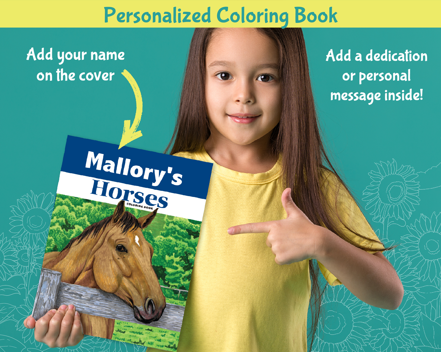 Horses Coloring Book Customized - Fox Chapel Publishing Co.