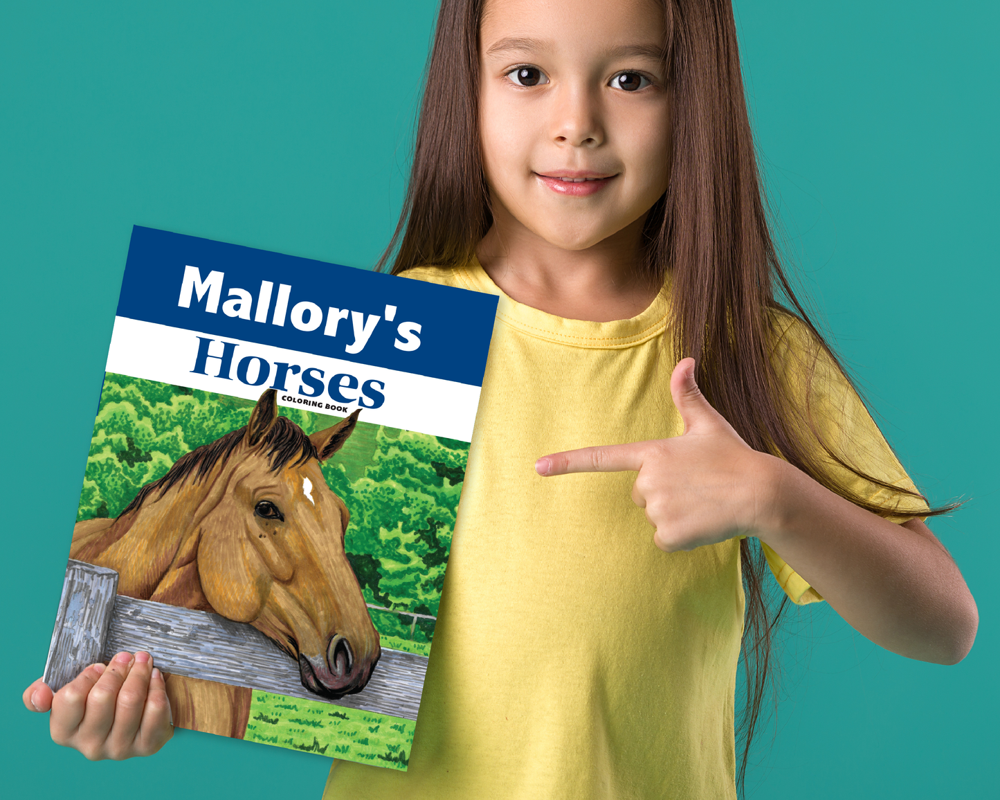 Horses Coloring Book Customized - Fox Chapel Publishing Co.