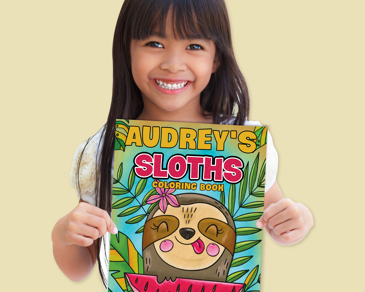 Sloths Coloring Book Customized