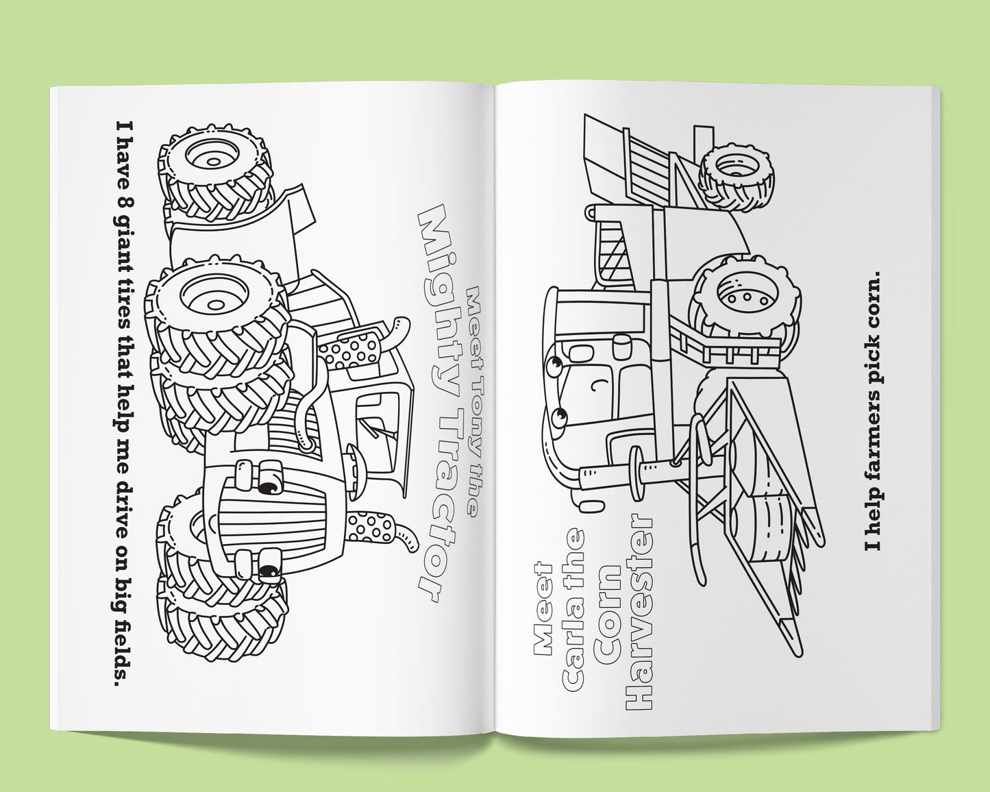 Super Cool Trucks, Tractors. and Cars Coloring Book Customized - Fox Chapel Publishing Co.