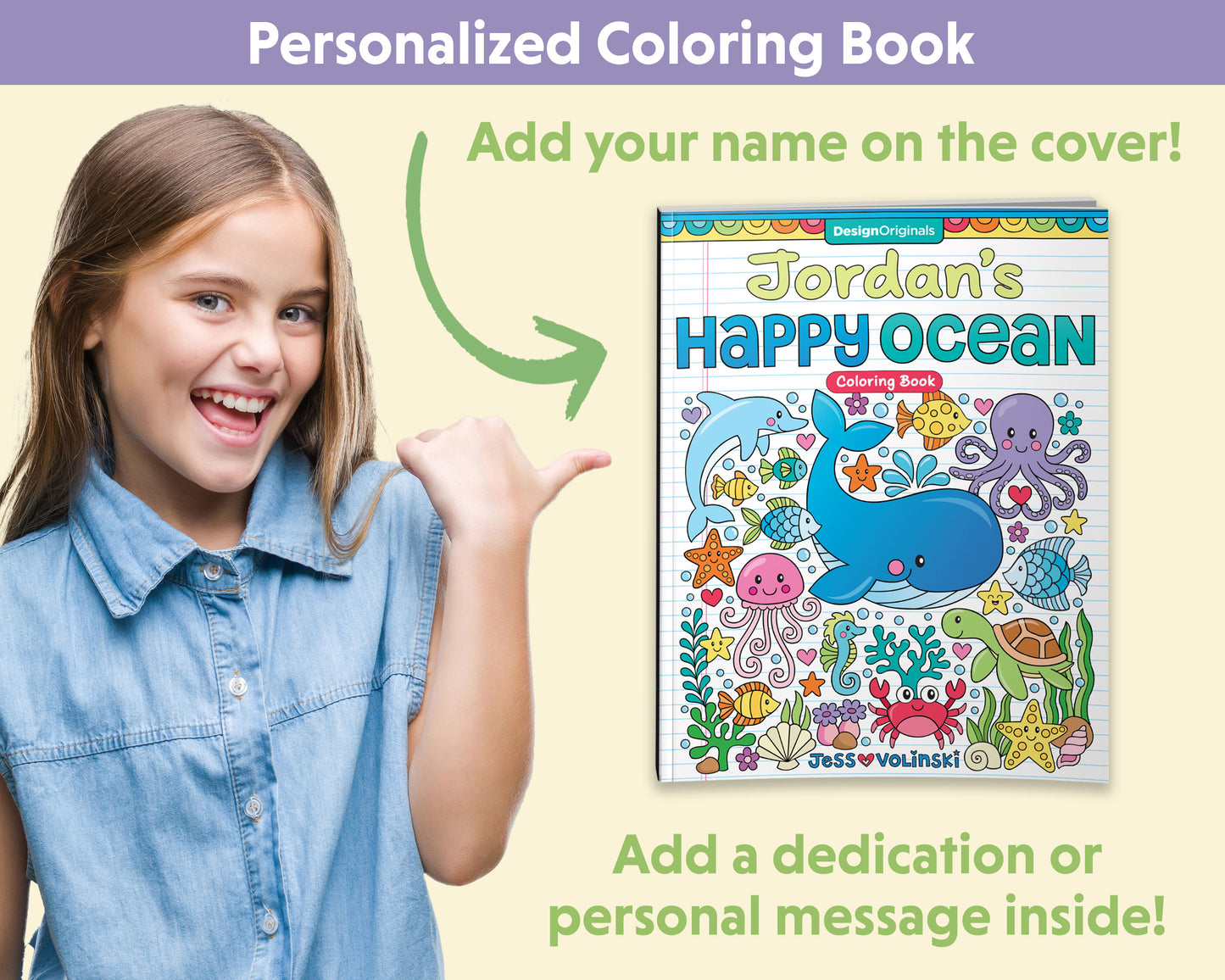 Notebook Doodles Happy Ocean Coloring Book Customized - Fox Chapel Publishing Co.