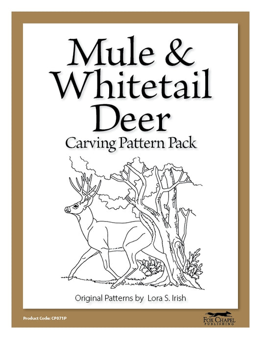 Mule & Whitetail Deer Pattern Pack - Printed - Fox Chapel Publishing Co.