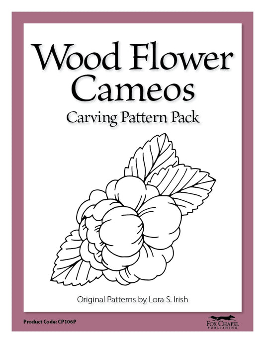 Wood Flowers Cameos Pattern Pack - Printed - Fox Chapel Publishing Co.