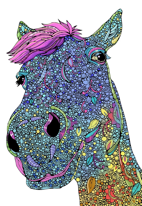 Hank the Horse, 24x36 Coloring Poster - Fox Chapel Publishing Co.