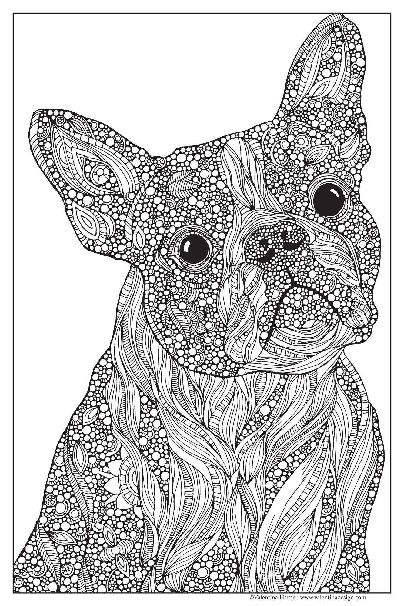 Set of 3, 24x36 Adult Coloring Posters: Cow, Dog & Horse – 25% Savings When Purchased as a Set - Fox Chapel Publishing Co.