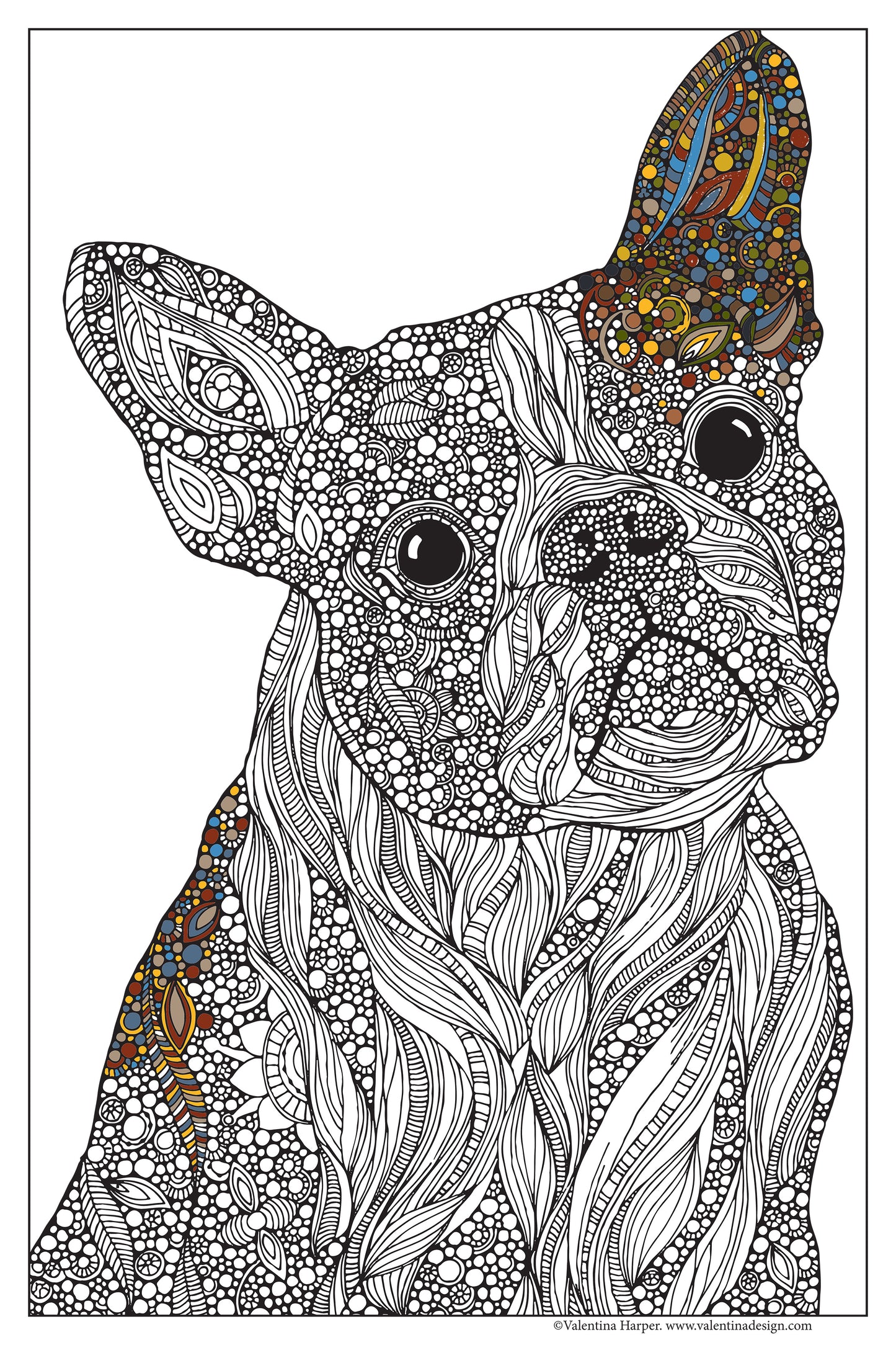 Set of 3, 24x36 Adult Coloring Posters: Cow, Dog & Horse – 25% Savings When Purchased as a Set - Fox Chapel Publishing Co.