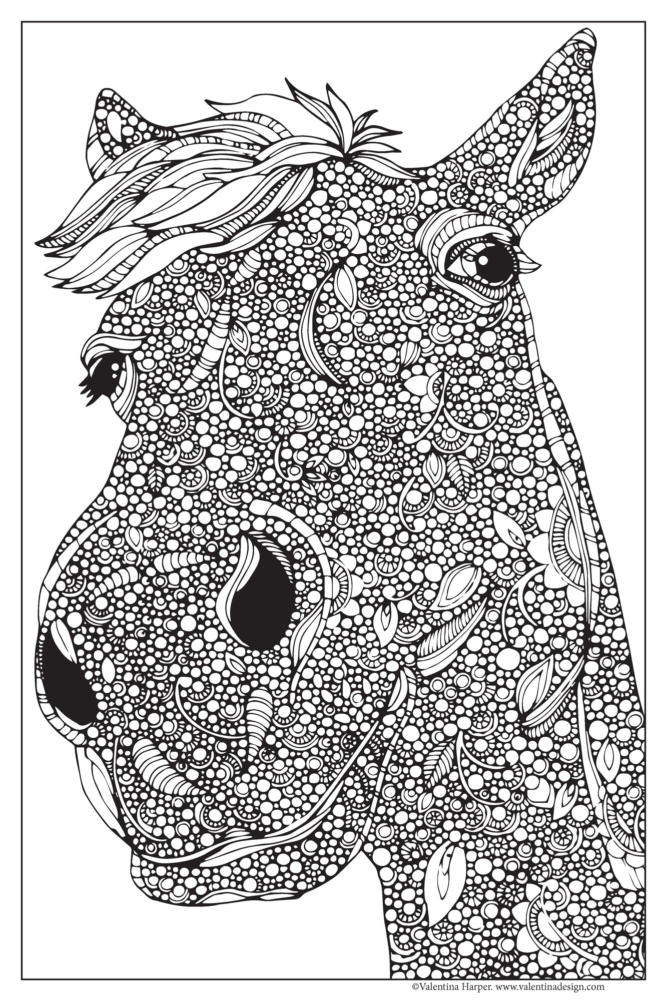 Set of 3, 24x36 Adult Coloring Posters: Cow, Dog & Horse – 25% Savings When Purchased as a Set - Fox Chapel Publishing Co.