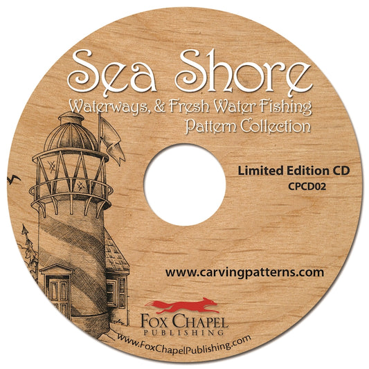 Sea Shores, Waterways, and Fresh Water Fishing Pattern Collection CD