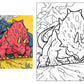 Triceratops Coloring Poster