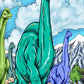 Brachiosaurus Coloring Poster