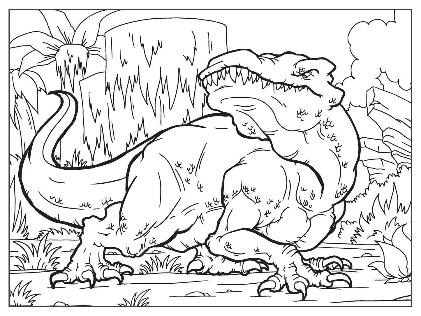 Set of 3, 18x24 Kids Dinosaur Coloring Posters: Jurassic King, Triceratops, & Brachiosaurs – 25% Savings When Purchased as a Set - Fox Chapel Publishing Co.