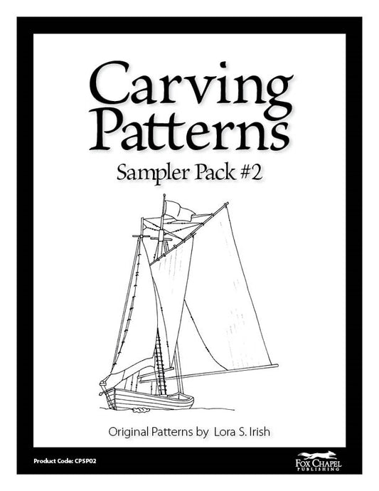 Carving Pattern Sampler #2 - Boats Lighthouses & Sealife - Fox Chapel Publishing Co.