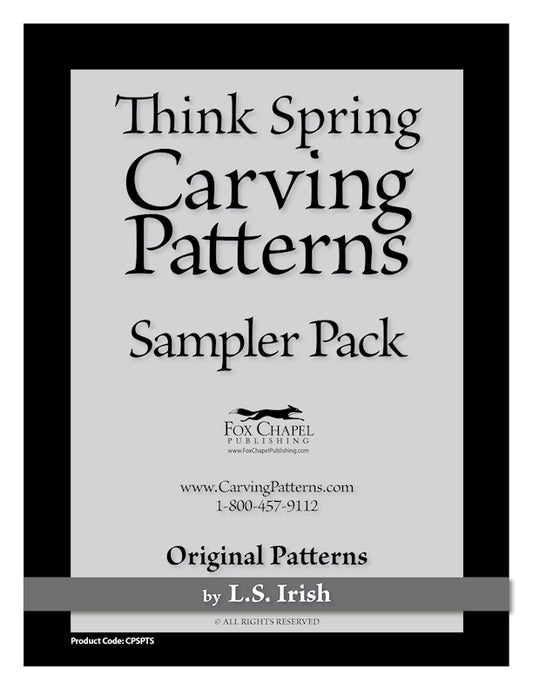 Carving Pattern Sampler Pack Think Spring - Printed