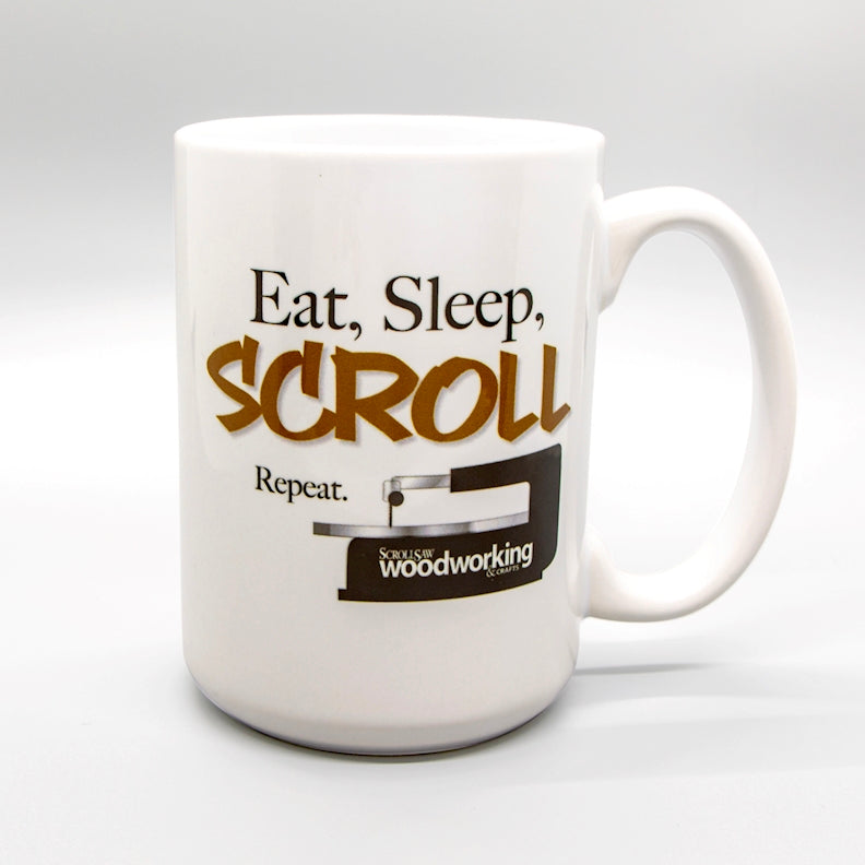 Eat Sleep Scroll Repeat Mug - Fox Chapel Publishing Co.