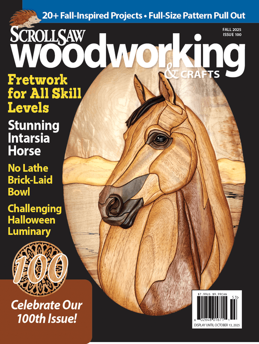 Scroll Saw Woodworking & Crafts Issue100 Fall 2025