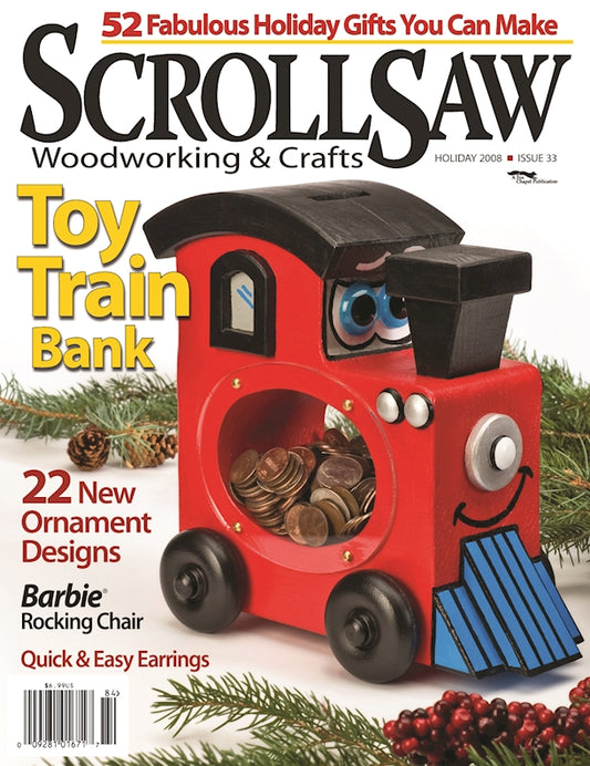 Scroll Saw Woodworking & Crafts Issue 33 Holiday 2008 - Fox Chapel Publishing Co.