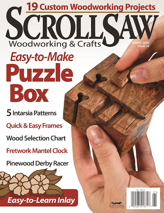 Scroll Saw Woodworking & Crafts Issue 34 Spring 2009 - Fox Chapel Publishing Co.