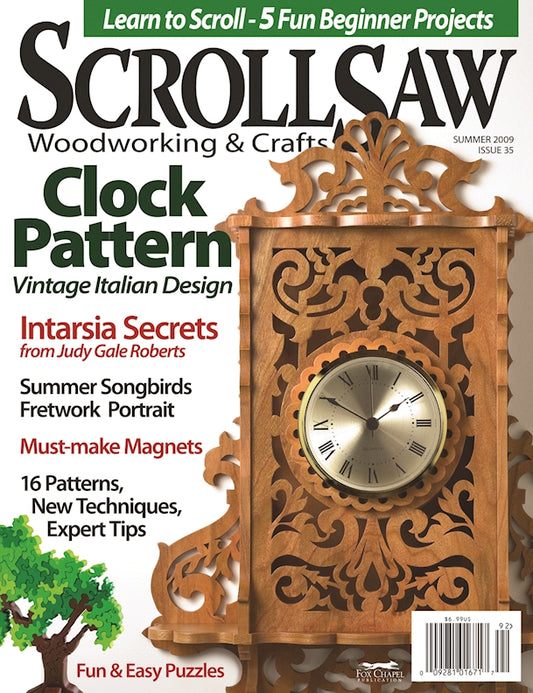 Scroll Saw Woodworking & Crafts Issue 35 Summer 2009 - Fox Chapel Publishing Co.