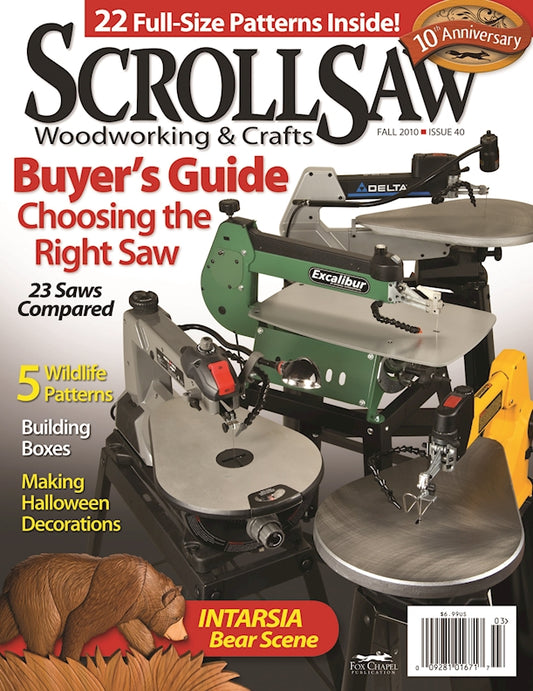 Scroll Saw Woodworking & Crafts Issue 40 Fall 2010 - Fox Chapel Publishing Co.