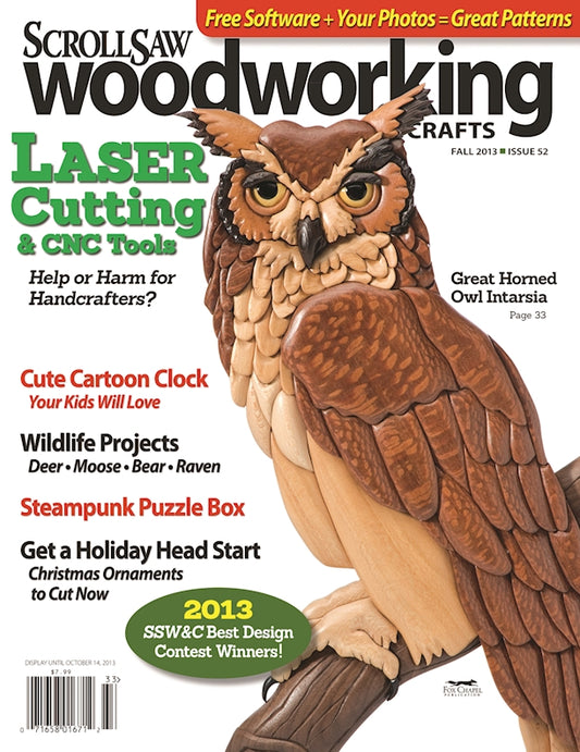 Scroll Saw Woodworking & Crafts Issue 52 Fall 2013 - Fox Chapel Publishing Co.