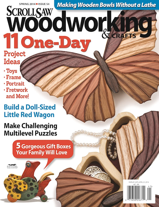 Scroll Saw Woodworking & Crafts Issue 54 Spring 2014 - Fox Chapel Publishing Co.