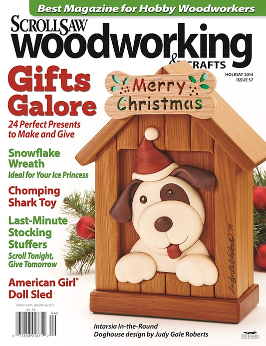 Scroll Saw Woodworking & Crafts Issue 57 Holiday 2014 - Fox Chapel Publishing Co.