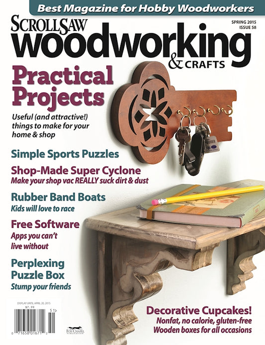 Scroll Saw Woodworking & Crafts Issue 58 Spring 2015 - Fox Chapel Publishing Co.
