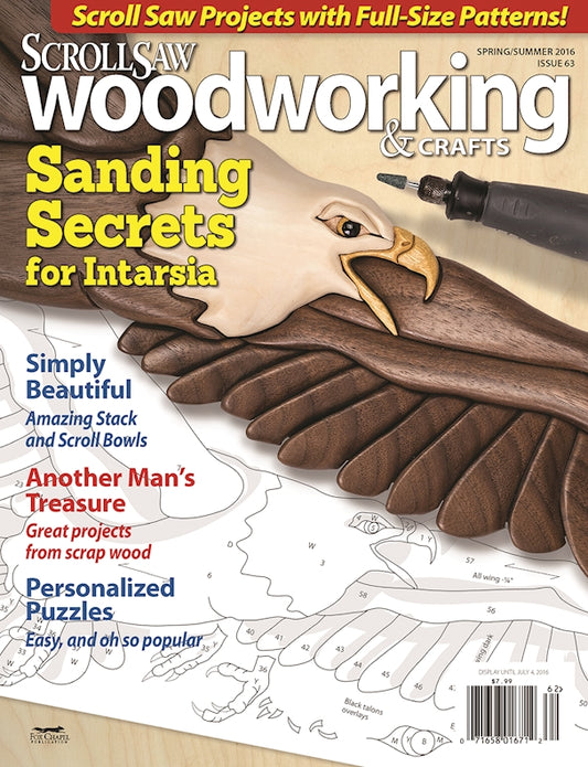 Scroll Saw Woodworking & Crafts Issue 63 Spring Summer 2016 - Fox Chapel Publishing Co.