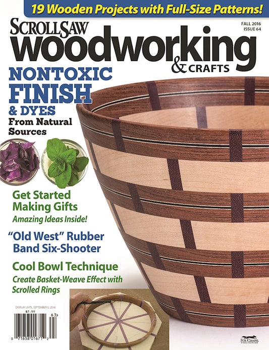 Scroll Saw Woodworking & Crafts Issue 64 Summer Fall 2016 - Fox Chapel Publishing Co.