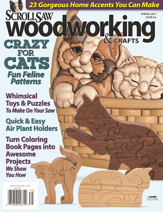 Scroll Saw Woodworking & Crafts Issue 66 Spring 2017 - Fox Chapel Publishing Co.