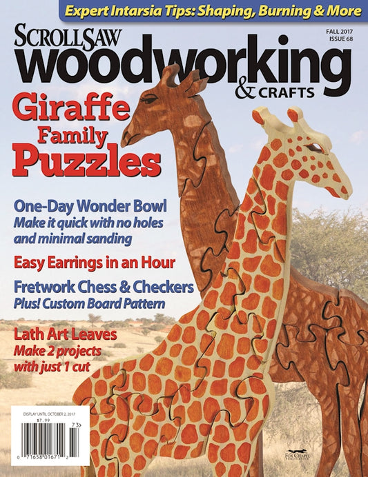 Scroll Saw Woodworking & Crafts Issue 68 Fall 2017 - Fox Chapel Publishing Co.