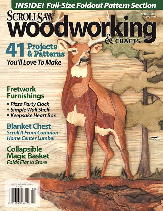 Scroll Saw Woodworking & Crafts Issue 70 Spring 2018 - Fox Chapel Publishing Co.