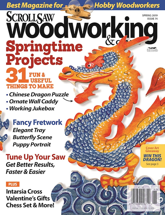 Scroll Saw Woodworking & Crafts Issue 74 Spring 2019