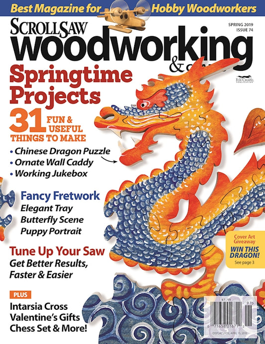 Scroll Saw Woodworking & Crafts Issue 74 Spring 2019 - Fox Chapel Publishing Co.