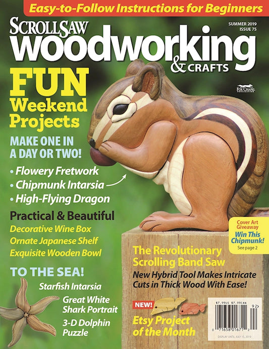 Scroll Saw Woodworking & Crafts Issue 75 Summer 2019 - Fox Chapel Publishing Co.